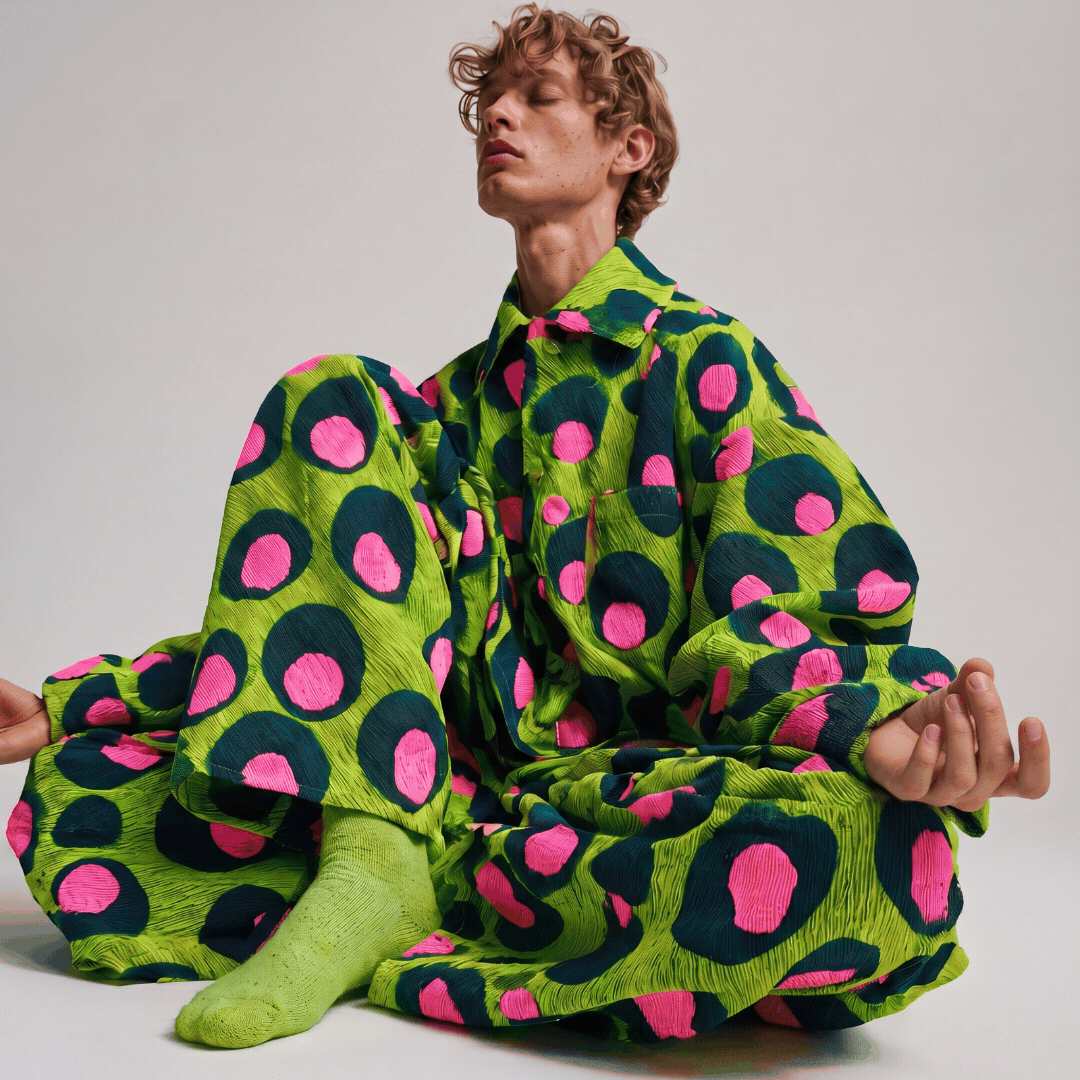 Crazy Colors AI fashion campaign by LILU