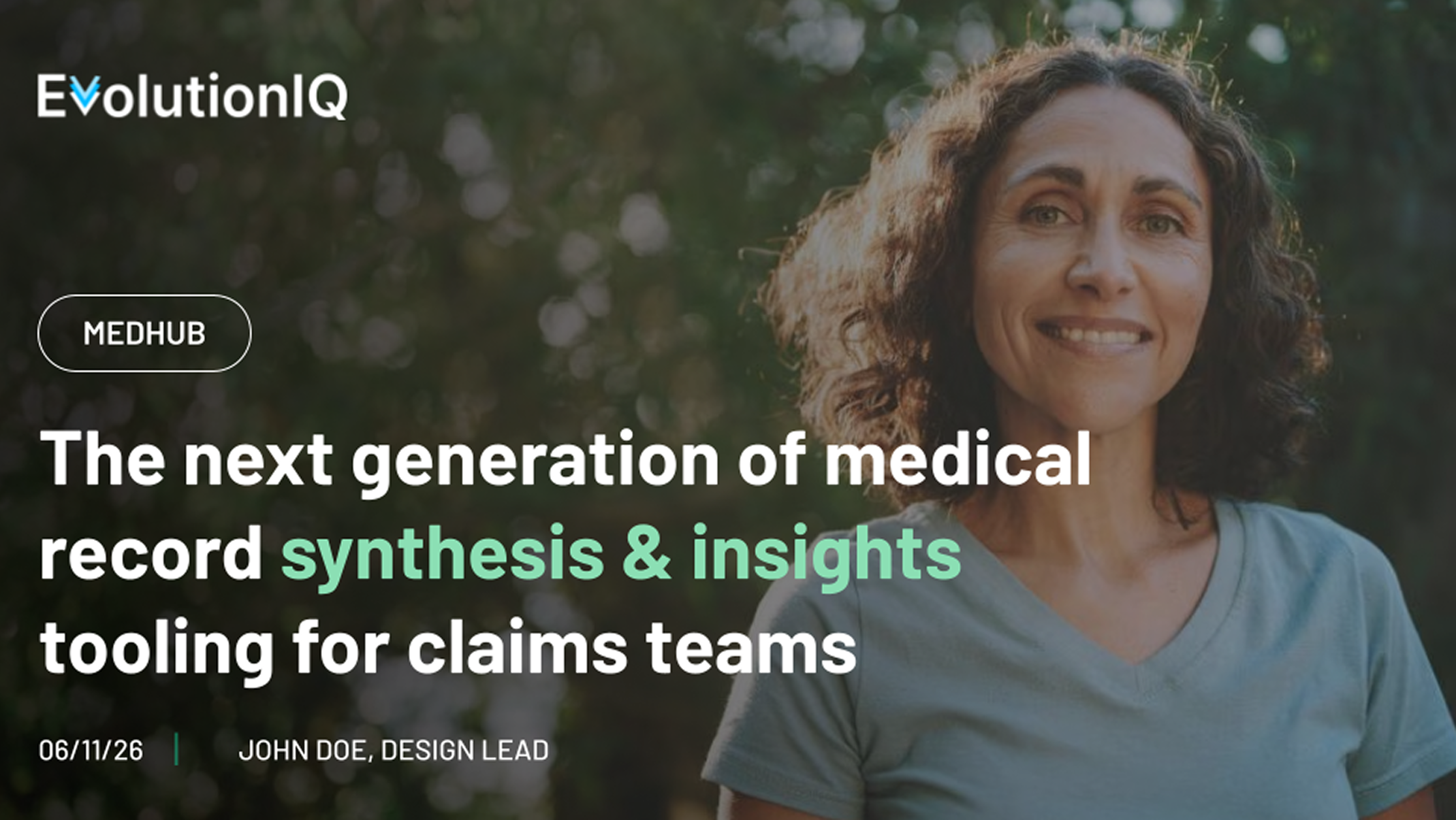 EvolutionIQ MedHub article design